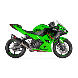 Akrapovic Kawasaki Ninja 400 20-> forrr i rustfri til brug i kombination med Slip-on Line systemer