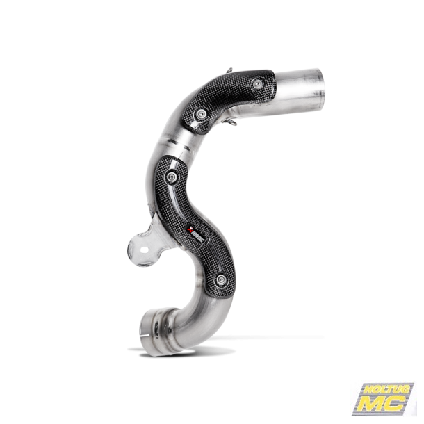 Akrapovic BMW R NineT 14-16 mellemr�r i titanium til h�j montering af slip-on