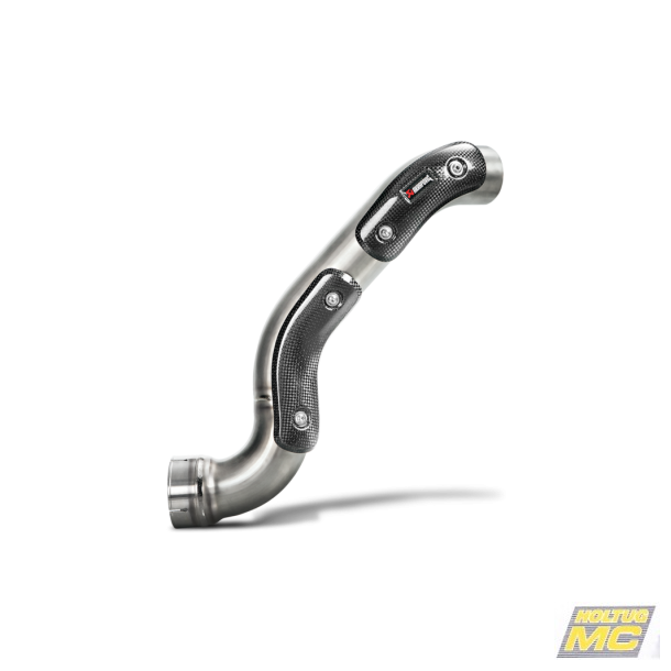 Akrapovic BMW R NineT Racer 17-20 mellemr�r i titanium til h�j montering af slip-on