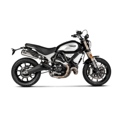 Akrapovic Ducati Scrambler 1100 18-20 mellemrr i rustfri