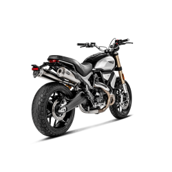 Akrapovic Ducati Scrambler 1100 18-20 mellemrr i rustfri