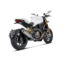 Akrapovic Ducati Monster 1200/1200S 14-16 mellemr�r i titanium uden katalysator