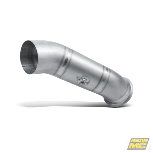 Akrapovic Ducati Hyperstrada 13-18 mellemr�r i titanium uden katalysator