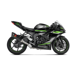 Akrapovic Kawasaki ZX-6R 23-25 Track Day mellemrr til brug med Racing Line system .