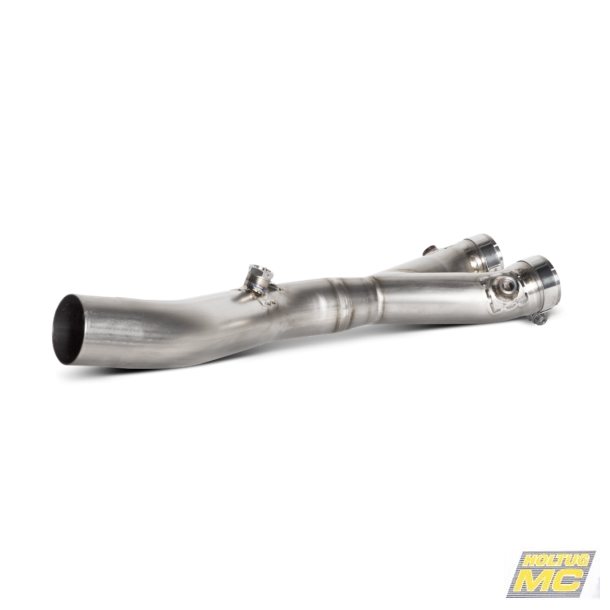 Akrapovic Yamaha MT-10 16-21 mellemr�r/collector i titanium til afmontering af katalysator