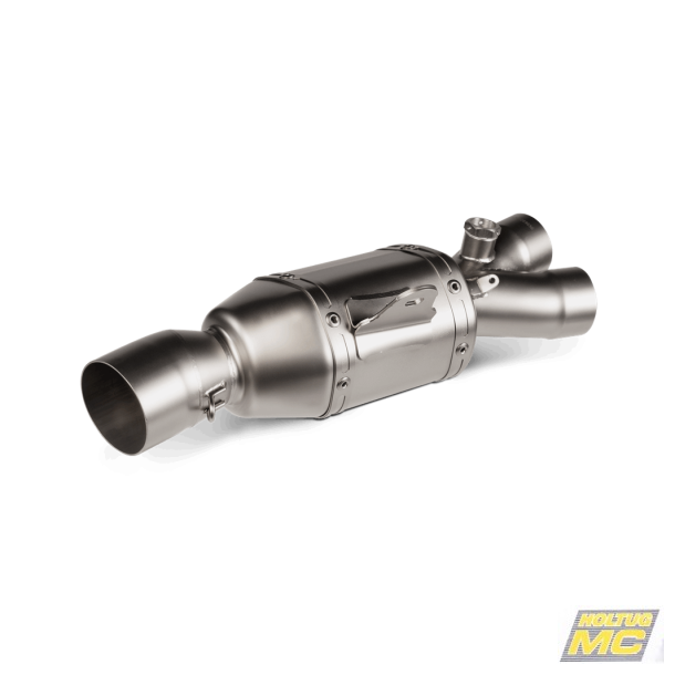 Akrapovic Yamaha YZF-R6 08-> Track Day mellemrr i rustfri til brug med Racing og Evolution system