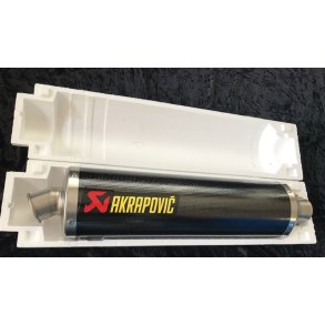 Akrapovic oval lydd�mper i carbon