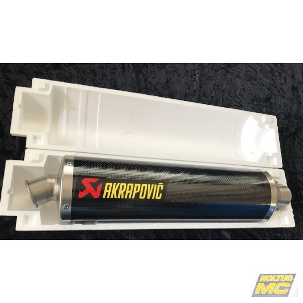 Akrapovic oval lydd�mper i carbon