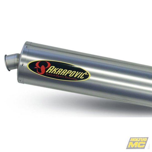 Akrapovic oval lydd�mper i titanium