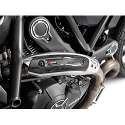 Akrapovic Ducati Scrambler 800 21-22 varmeskjold i carbon