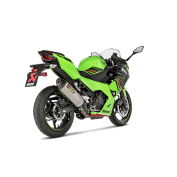 Akrapovic Kawasaki Ninja 500 24-> varmeskjold i carbon til brug med slip-on Line