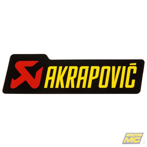 Akrapovic lydd�mperemblem, varmeresistent (180 X 53mm)