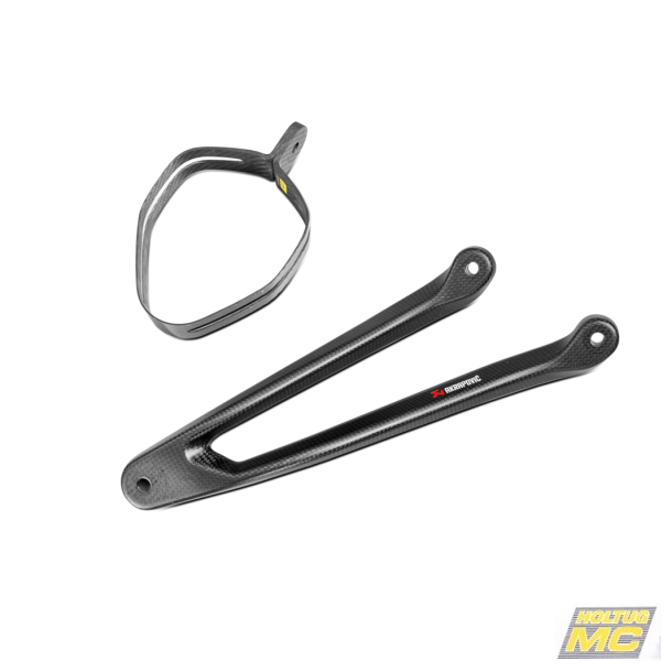 Akrapovic Kawasaki ZX-10R 16-20 carbon oph�ng til brug ved afmontering af passagerfodhvilere