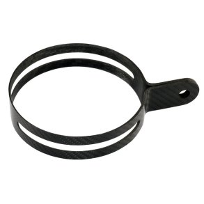 Akrapovic lydd�mperklemme i carbon til rund lydd�mper i carbon i �115mm	