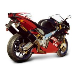 Akrapovic Aprilia RSV MILLE 01-03 Evolution Line 2/2 ovale lyddmpere i titanium