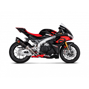 Akrapovic Aprilia RSV4 21-> Slip-On Line hexagonal lyddmper i carbon