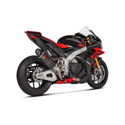 Akrapovic Aprilia RSV4 21-> Slip-On Line hexagonal lyddmper i carbon