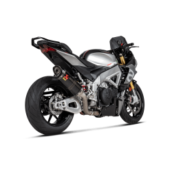 Akrapovic Aprilia Tuono V4 21-> Slip-On Line hexagonal lyddmper i carbon