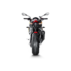 Akrapovic Aprilia Tuono V4 11-16 Slip-On Line med hexagonal lydd�mper i carbon