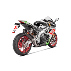Akrapovic Aprilia RSV4 17-20 Slip-On Line hexagonal lyddmper i carbon