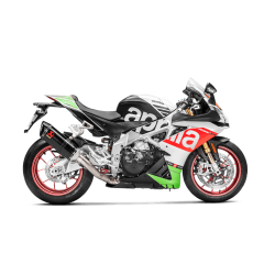 Akrapovic Aprilia Tuono V4 17-20 Slip-On Line hexagonal lydd�mper i carbon
