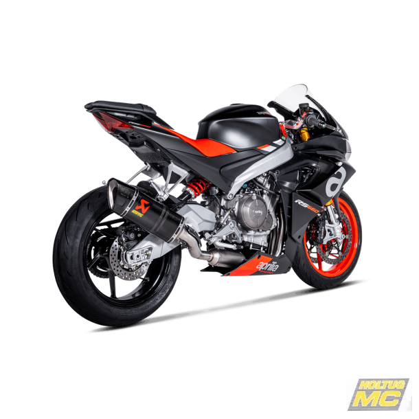 Akrapovic Aprilia RS 660 21-> Racing Line 2/1 hexagonal lyddmper i carbon