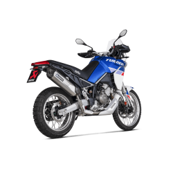 Akrapovic Aprilia Tuareg 660 22-> Slip-on Line hexagonal lyddmper i titanium (ECE godkendt)