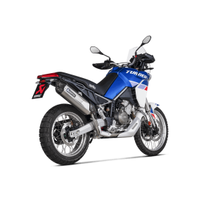 Akrapovic Aprilia Tuareg 660 22-> Slip-on Line hexagonal lyddmper i titanium (ECE godkendt)