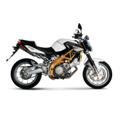 Akrapovic Aprilia SHIVER 750/GT 08-09 Slip-On Line ovale lydd�mpere i titanium (EC godkendt)