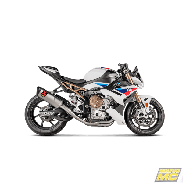 Akrapovic BMW S1000R 21-> Evolution Line 4/2/1 hexagonal lyddmper og forrr i titanium