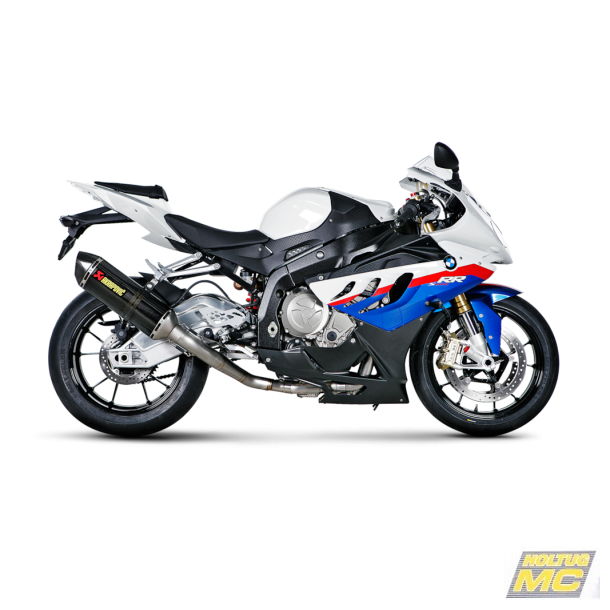 Akrapovic BMW S1000RR 10-14 Racing Line 4/2/1 hexagonal lydd�mper i carbon forr�r i rustfri