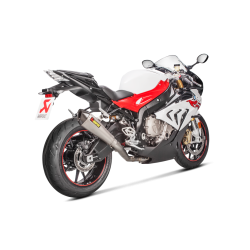 Akrapovic BMW S1000RR 15-18 Racing Line 4/2/1 hexagonal lydd�mper i titanium forr�r i rustfri