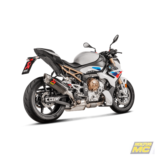Akrapovic BMW S1000R 21-> Slip-on Line hexagonal lyddmper i carbon (ECE godkendt)