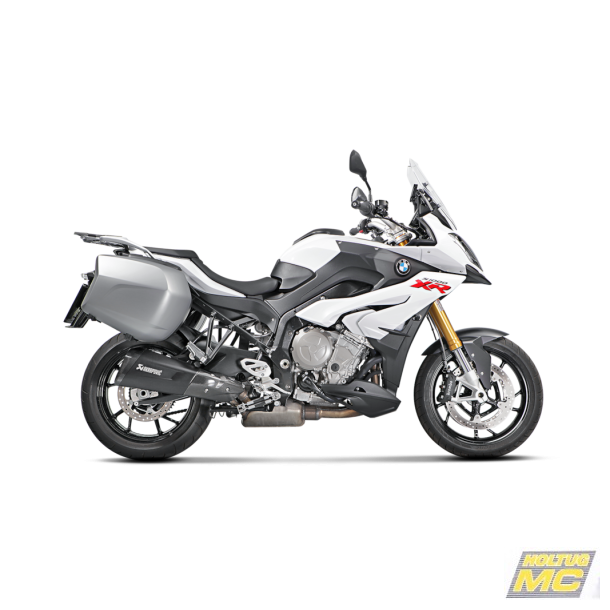 Akrapovic BMW S1000XR 15-16 Slip-On Line hexagonal lydd�mper i titanium/sort (EC godkendt)