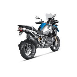 Akrapovic BMW R1200GS 13-16 Slip-On Line hexagonal lydd�mper i titanium/sort (EC-godkendt)