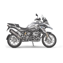 Akrapovic BMW R1200GS 13-18 Slip-On Line hexagonal lyddmper i titanium/sort (ECE-godkendt)
