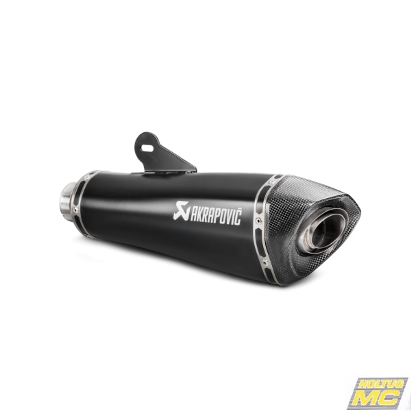 Akrapovic BMW R NineT Racer 17-> Slip-On Line lydd�mper i titanium/sort (ECE-godkendt)