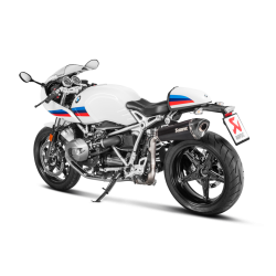 Akrapovic BMW R NineT Racer 17-> Slip-On Line lydd�mper i titanium/sort (ECE-godkendt)