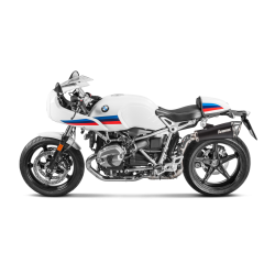 Akrapovic BMW R NineT Racer 17-> Slip-On Line lydd�mper i titanium/sort (ECE-godkendt)