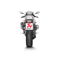 Akrapovic BMW R NineT Racer 17-> Slip-On Line lydd�mper i titanium/sort (ECE-godkendt)