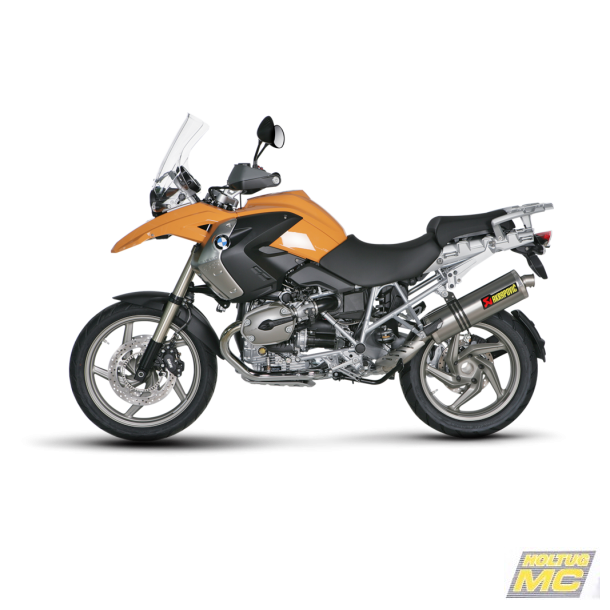 Akrapovic BMW R1200GS 04-09 Slip-On Line oval lydd�mper i titanium (EC-godkendt)