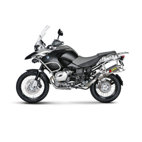 Akrapovic BMW R1200GS Adventure 04-09 Slip-On Line oval lydd�mper i titanium (EC godkendt)