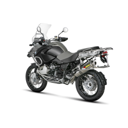 Akrapovic BMW R1200GS Adventure 04-09 Slip-On Line oval lydd�mper i titanium (EC godkendt)