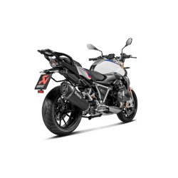 Akrapovic BMW R1250R 19-> Slip-On Line hexagonal lyddmper i titanium/sort (ECE-godkendt)