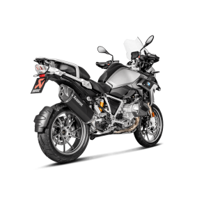 Akrapovic BMW R1250GS Adv. 19-> Slip-On Line hexagonal lyddmper i titanium/sort (ECE-godkendt)