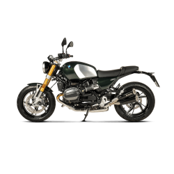 Akrapovic BMW R12 24-> Slip-On Line  dobbelt lyddmper i rustfri/sort (ECE-godkendt)