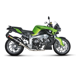 Akrapovic BMW K1200R 05-08 Racing Line 4/2/1 hexagonal lydd�mper i carbon forr�r i rustfri