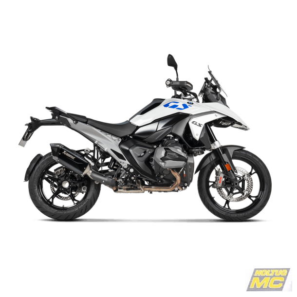 Akrapovic BMW R1300GS/Adventure 23-> Slip-On Line hexagonal lyddmper i titanium/sort (ECE-godkendt)
