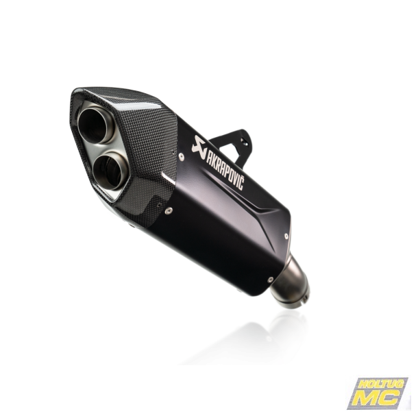Akrapovic BMW R1300R/R1300RS 25-> Slip-On Line hexagonal lyddmper i titanium/sort (ECE-godkendt)