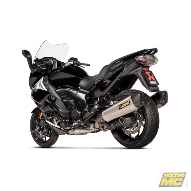 Akrapovic BMW K1600 GT/GTL 25-> Slip-On Line hexagonale lyddmpere i titanium (ECE godkendt)